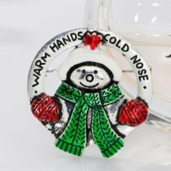 3/$12~Adorable Snowman Brooch - Picture 3 of 4